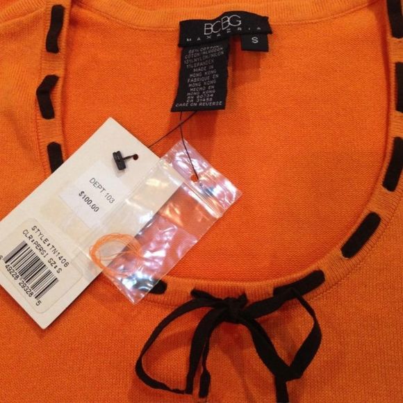 Y2K BCBG Burnt Orange And Brown Suede Sleeveless Top NWT - Picture 3 of 5